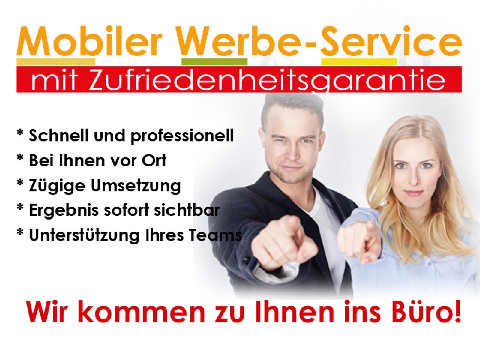 Mobiler Werbe-Service