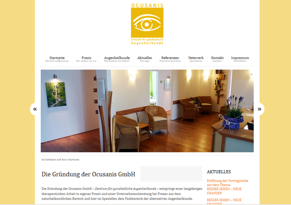 Referenz: Ocusanis